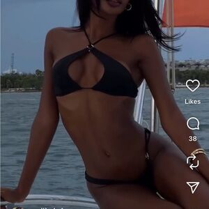 Oh Polly Black Bikini Set